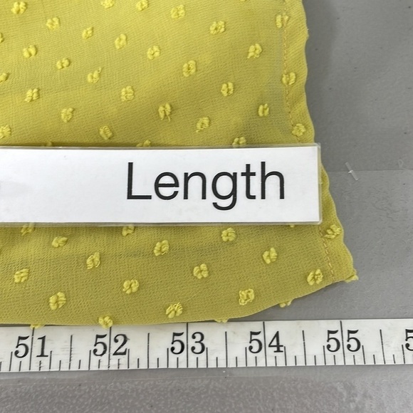 Wishlist Apparel Yellow Maxi Dress Halter Dots Medium - Picture 11 of 15